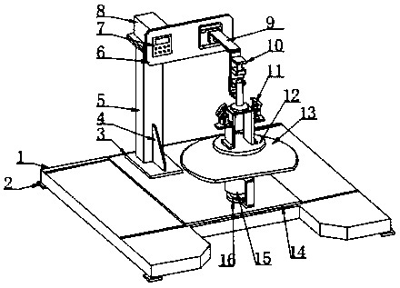 Flange positioning welding tool