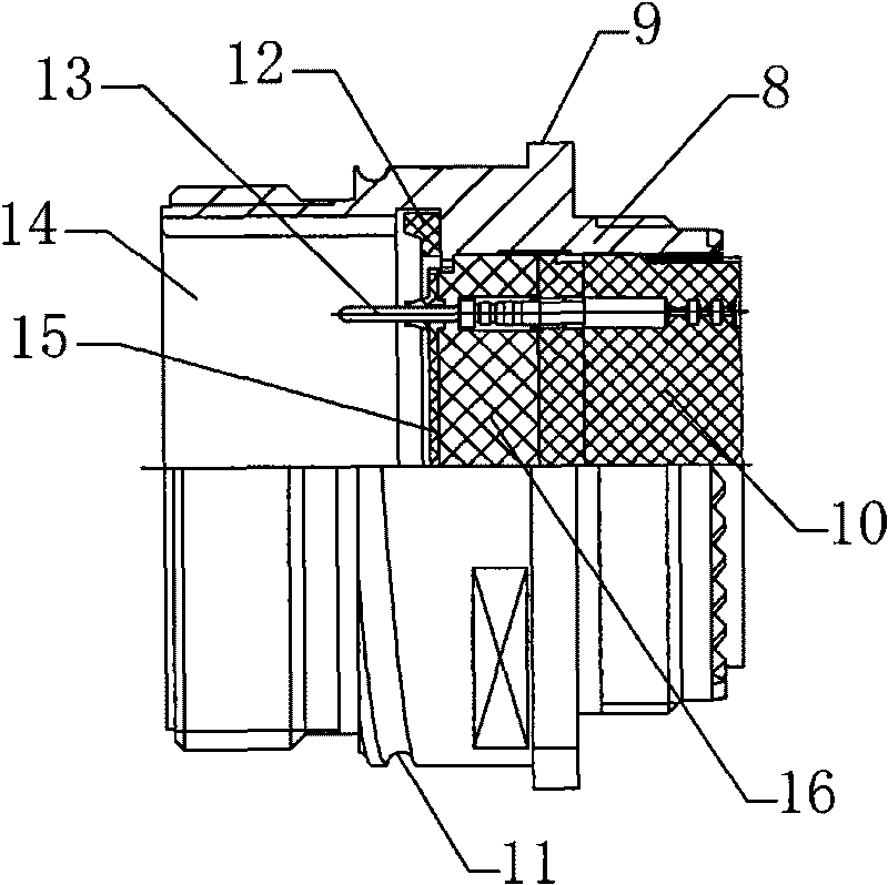 Connector for shakeproof threaded connection