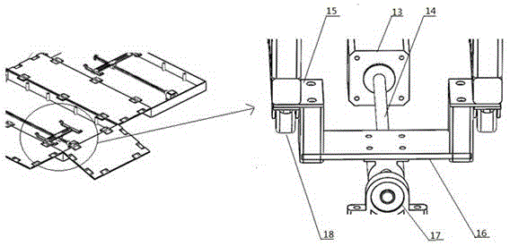 Experiment teaching aid for port hoisting machinery assembling and disassembling process