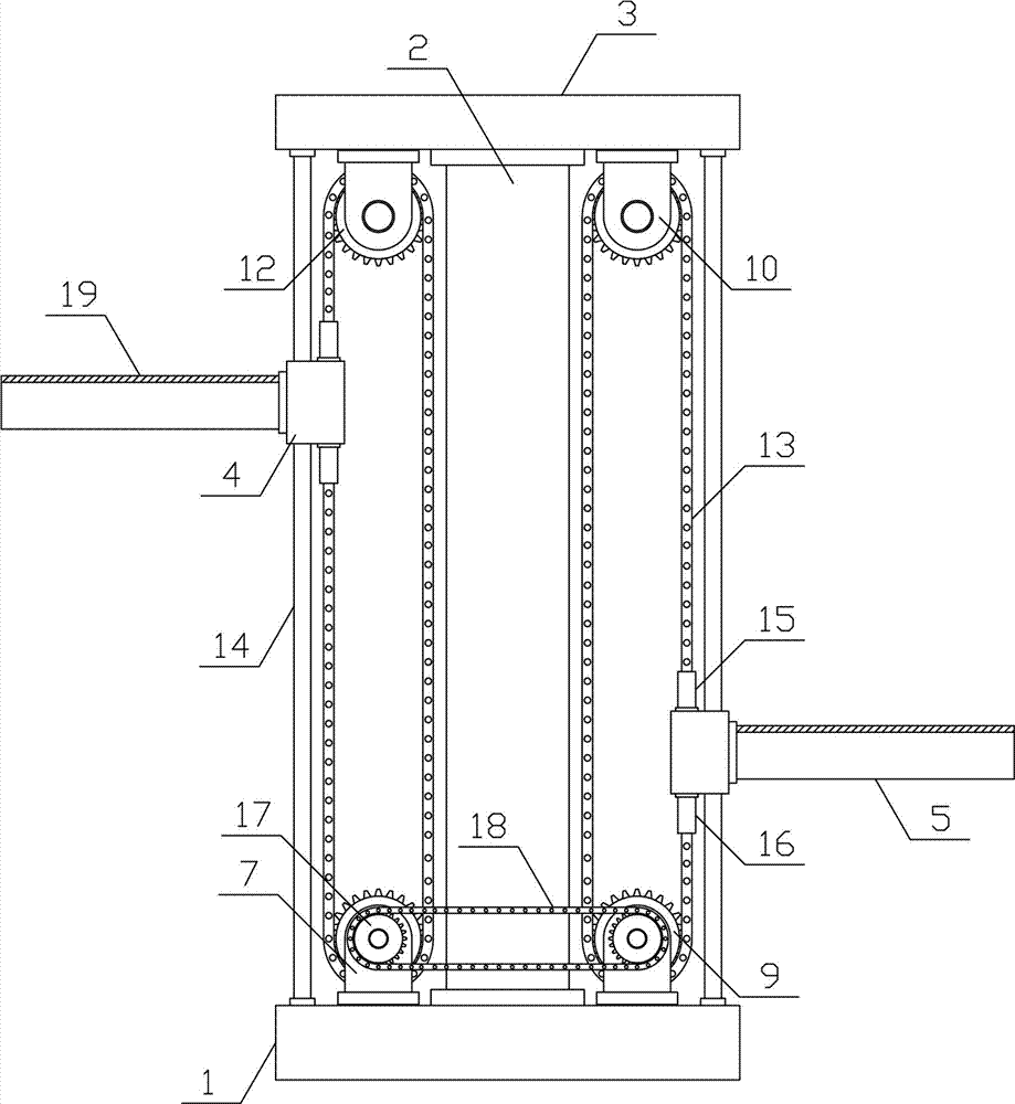 Double-platform reciprocating lifting device