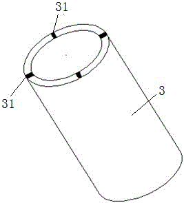 Sampling method and sampling device for original state sandy soil