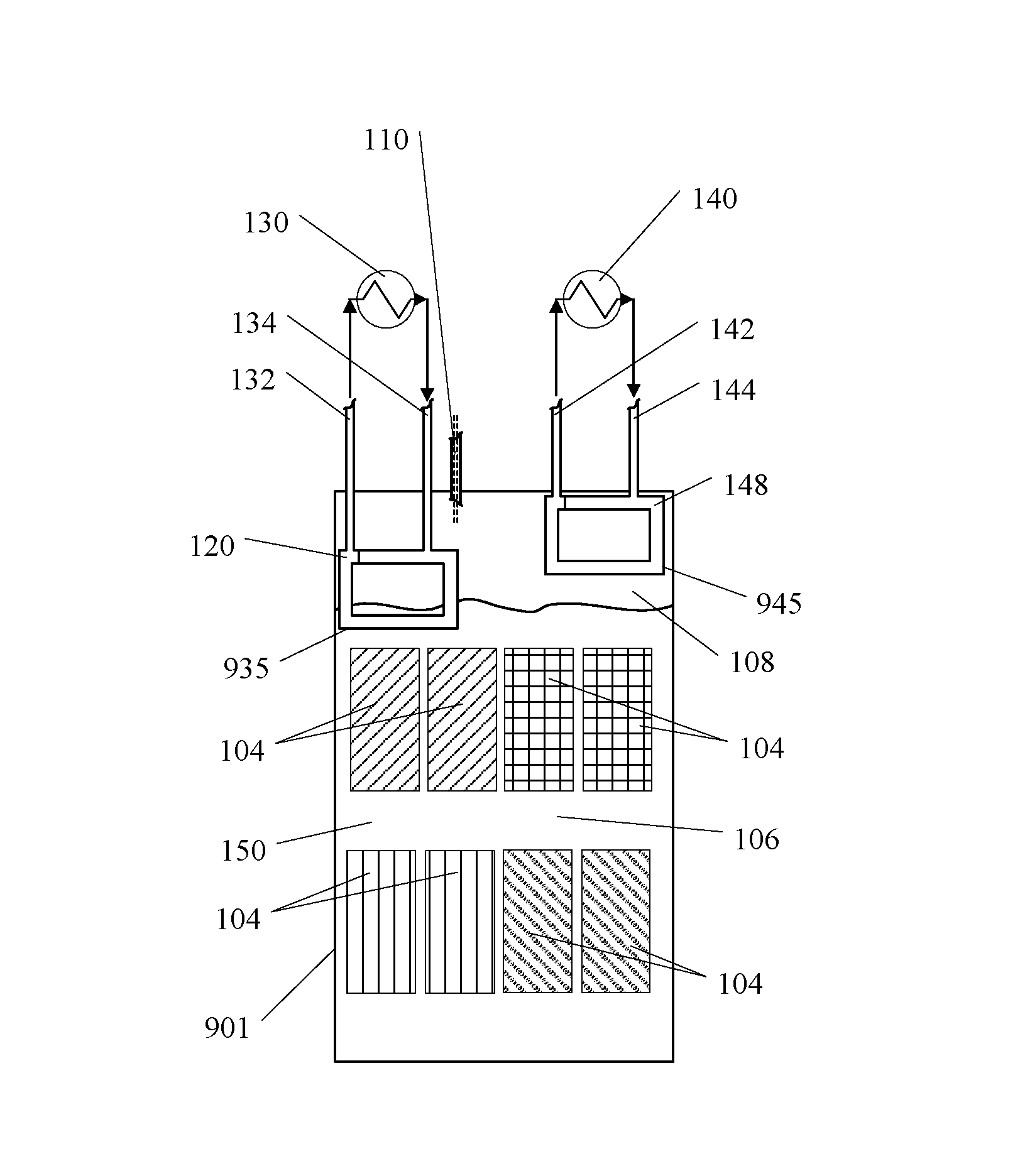 System and method for fluid cooling of electronic devices installed in a sealed enclosure