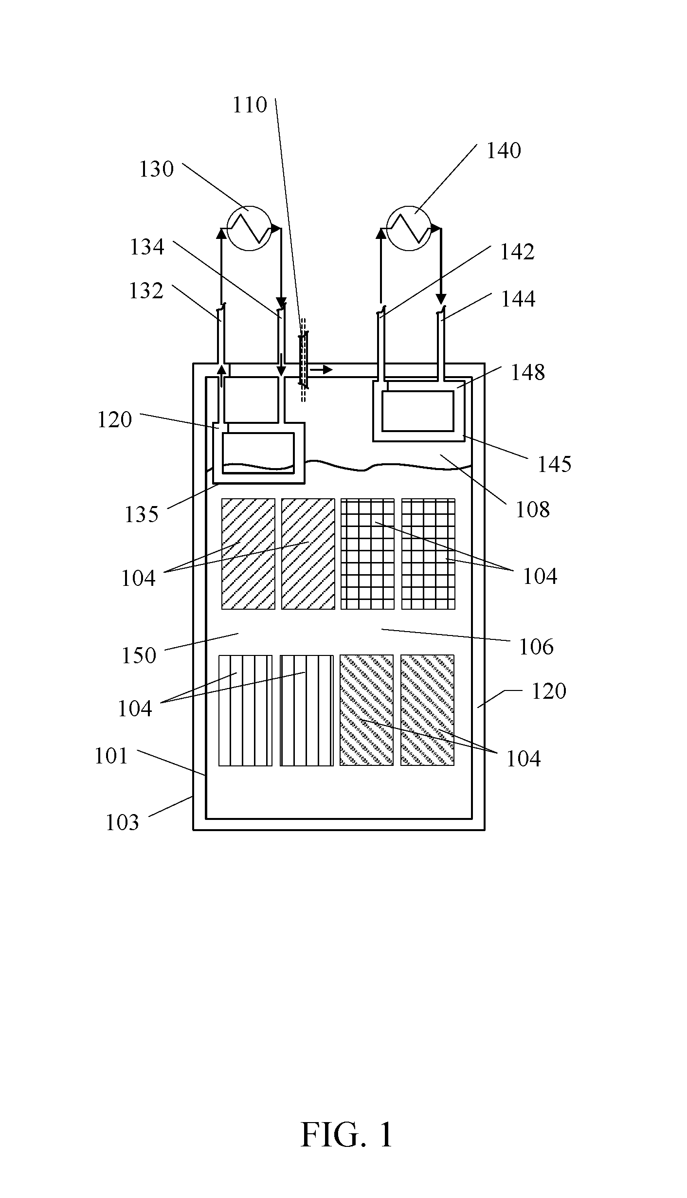 System and method for fluid cooling of electronic devices installed in a sealed enclosure