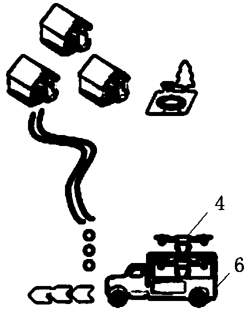 Smart logistics space-ground collaborative system control method