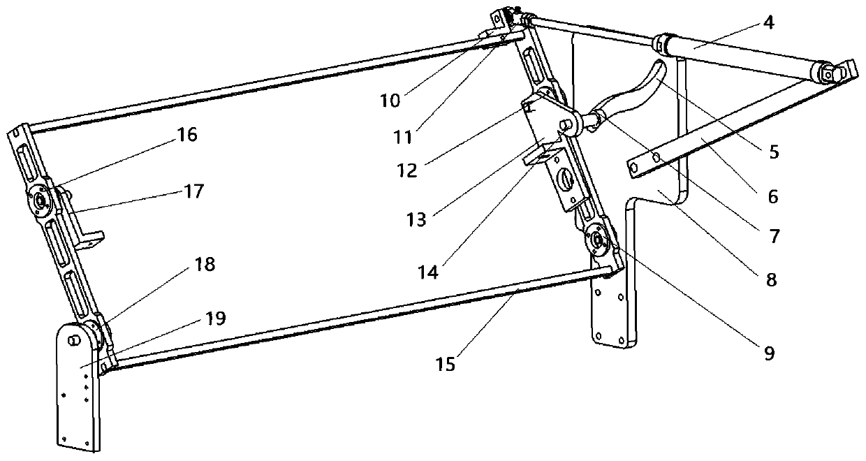 Space seedling taking and flexible variable-distance seedling throwing device and pot seedling transplanter