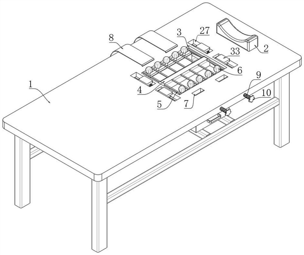 Correcting equipment for spine assistance in orthopedics department and use method of correcting equipment