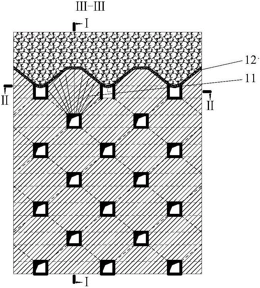 Sublevel caving collaborative mining method with flexible isolating course as artificial roof