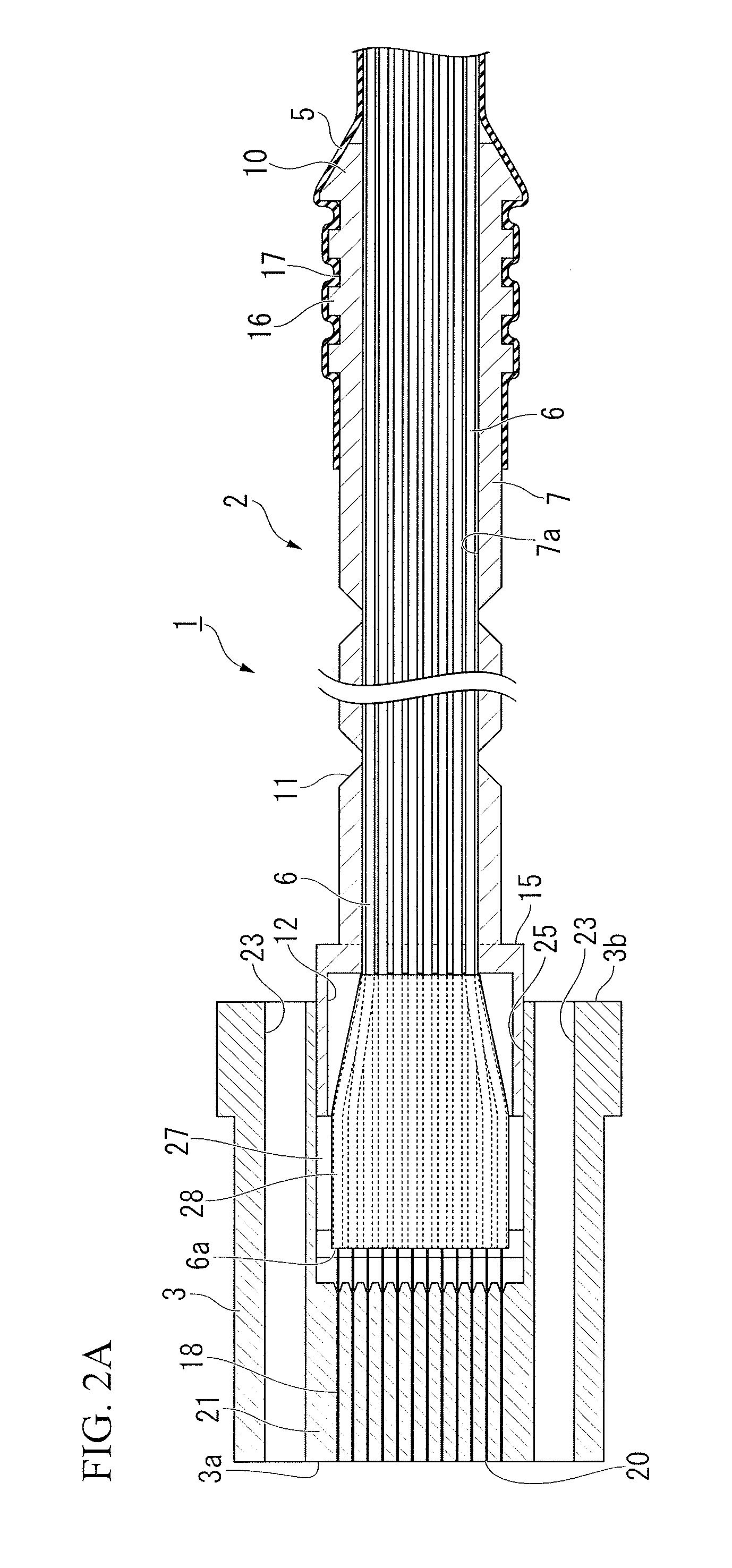 Connector attached optical fiber unit and optical connector boot