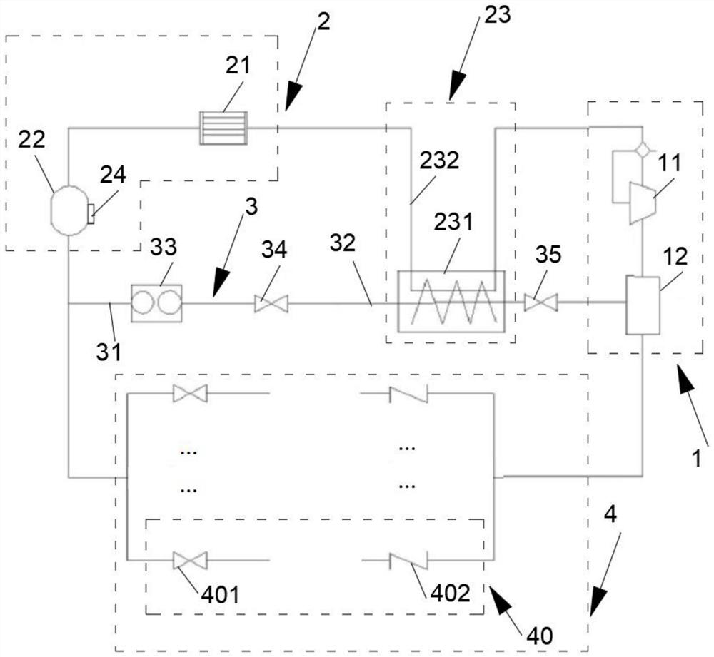 Energy-saving control method for fixed-frequency refrigeration equipment