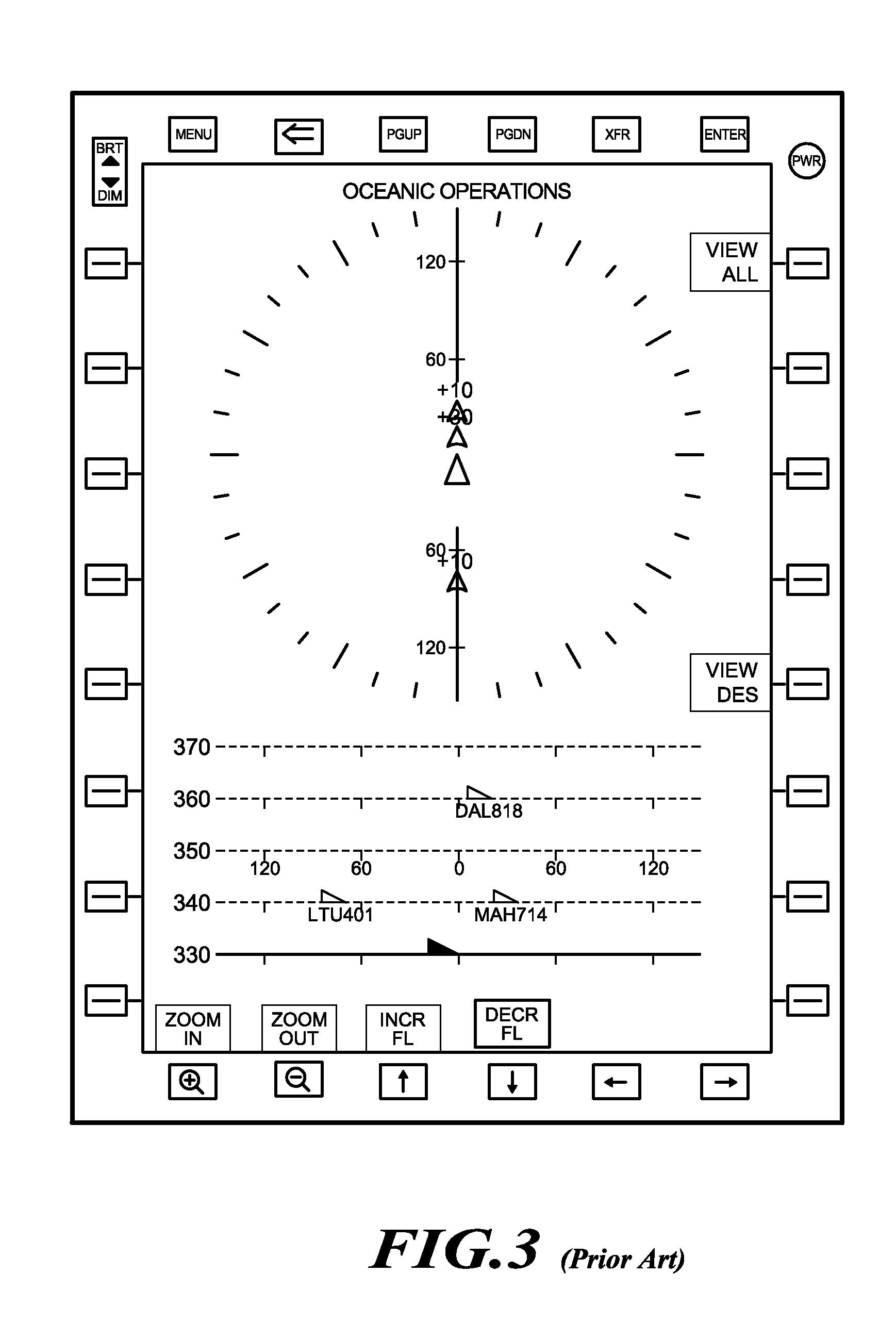 Methods and systems for presenting weather hazard information on an in-trail procedures display