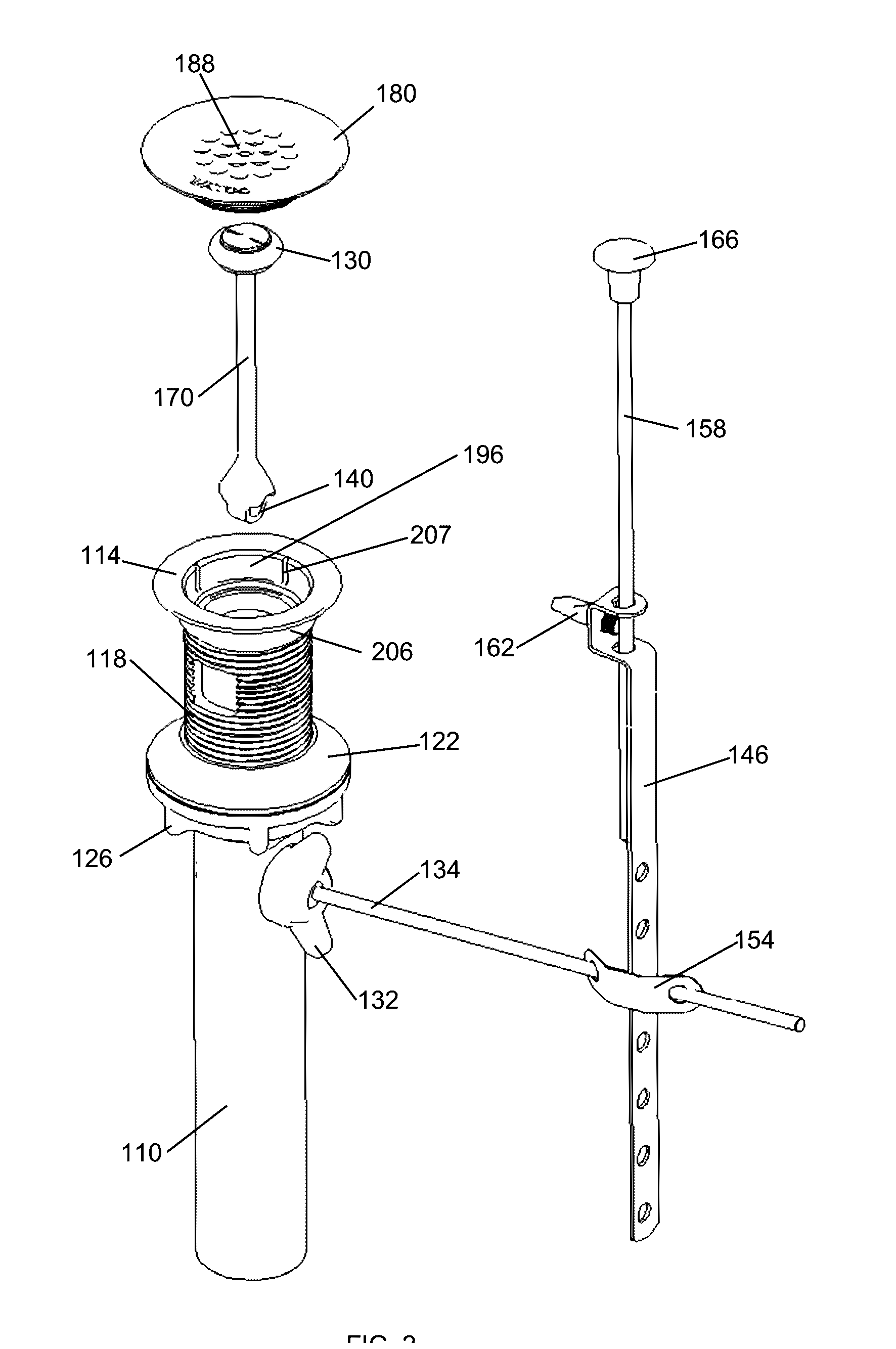 Wastewater drain stopper system