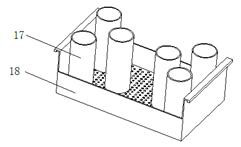 Ventilation device for poultry breeding greenhouse