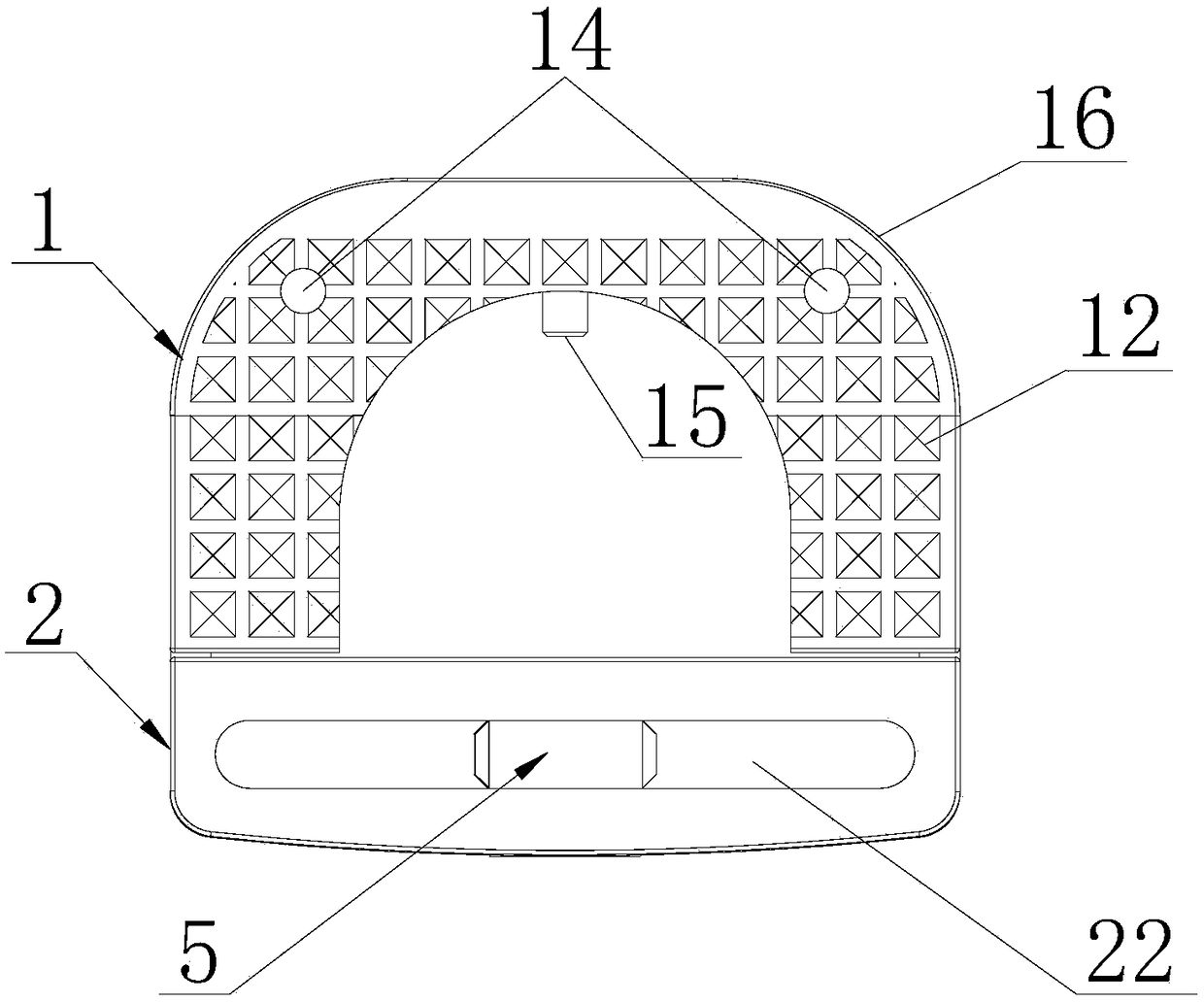 Rotatably-fixed-type anterior cervical spine zero-incisura interbody fusion cage