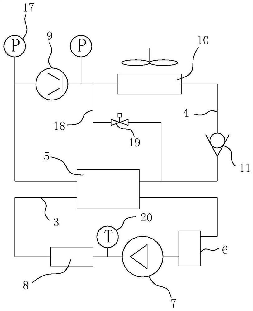 A phase change heat extraction system