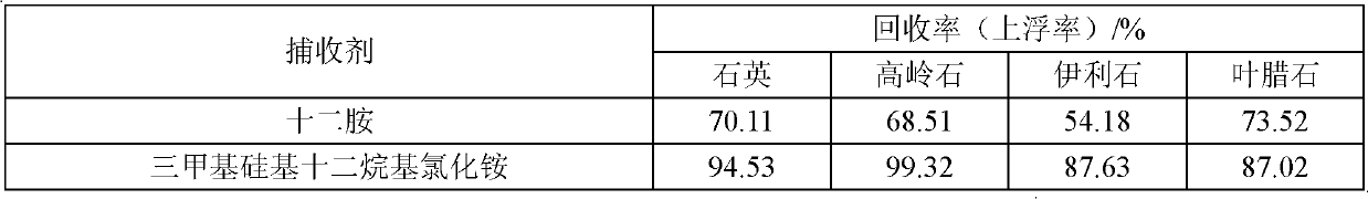 A kind of cationic flotation collector and its preparation method