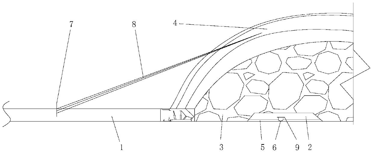 Flue gas displacement reinforced goaf gas extraction and goaf fire preventing and controlling method