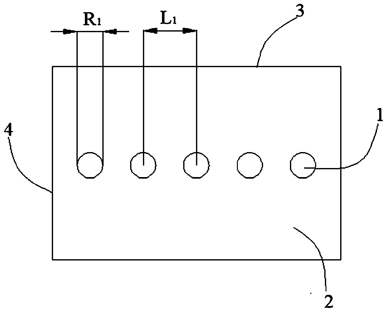 Method for predicting influence of air film hole arrangement mode on performance of nickel-based single crystal alloy