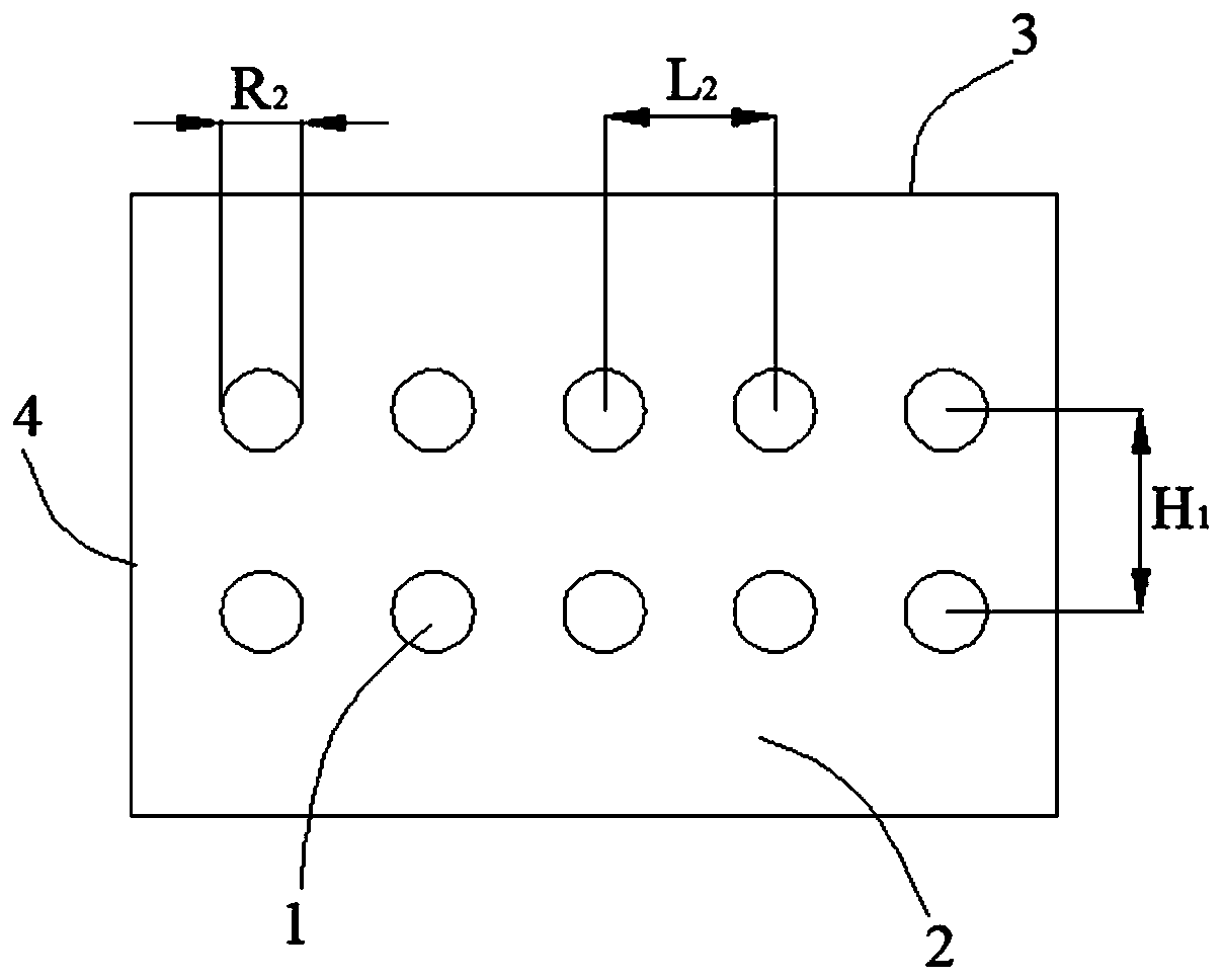 Method for predicting influence of air film hole arrangement mode on performance of nickel-based single crystal alloy