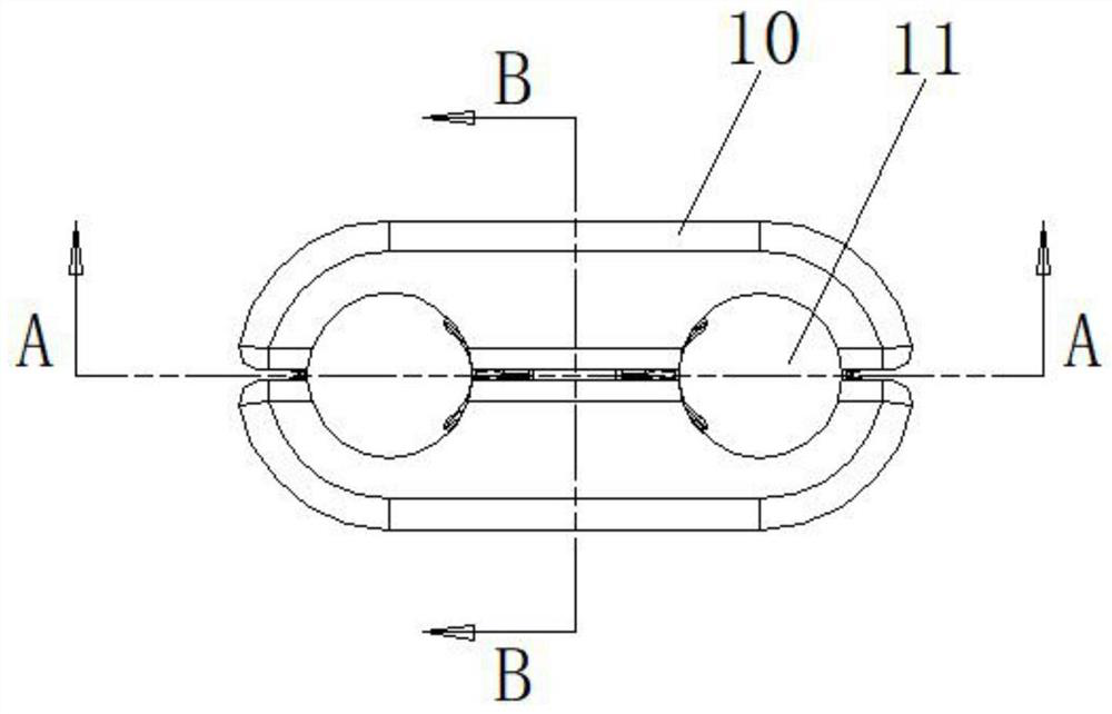 A monitoring front end and monitoring device for transmission lines