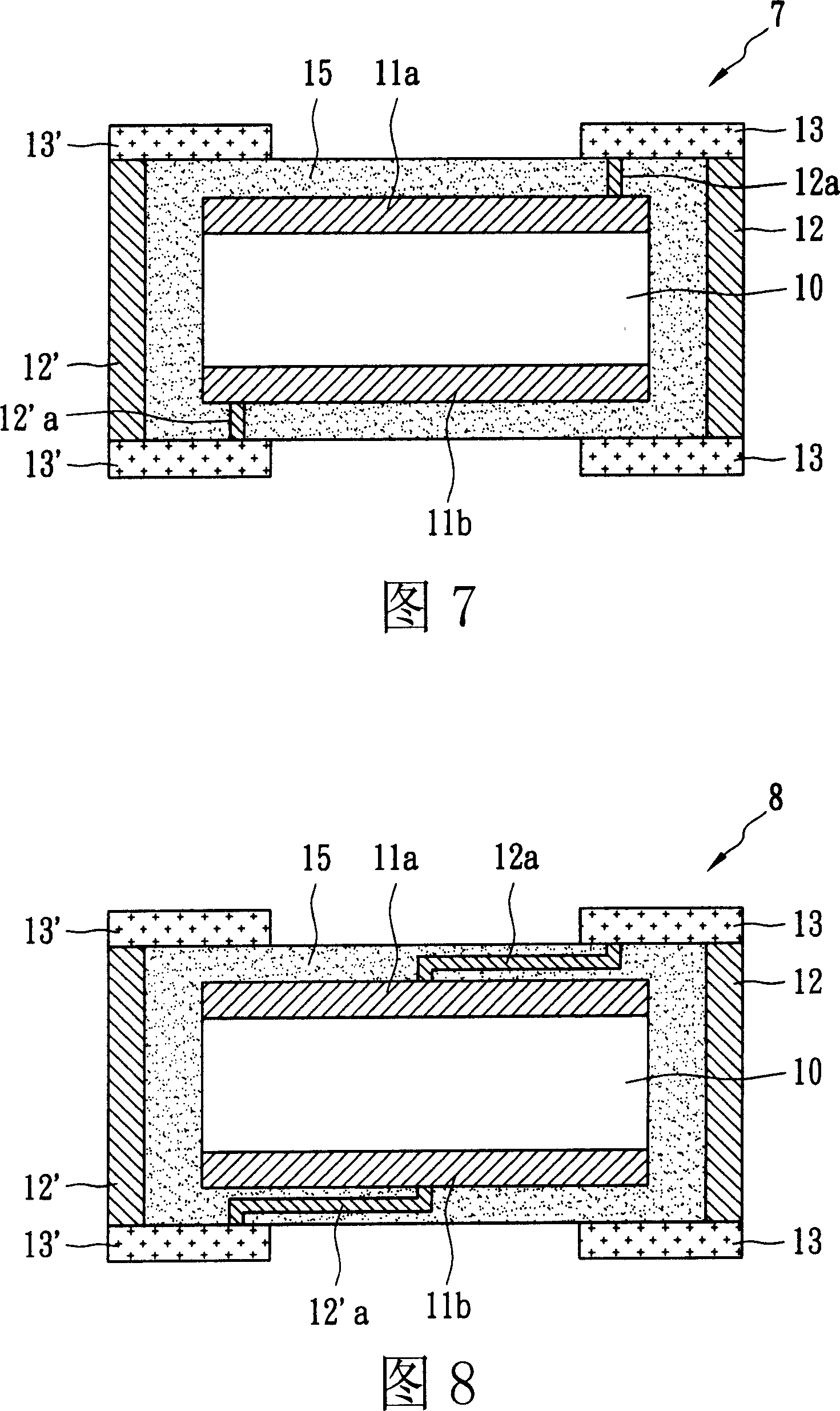 Surface adhesion type overcurrent protection element