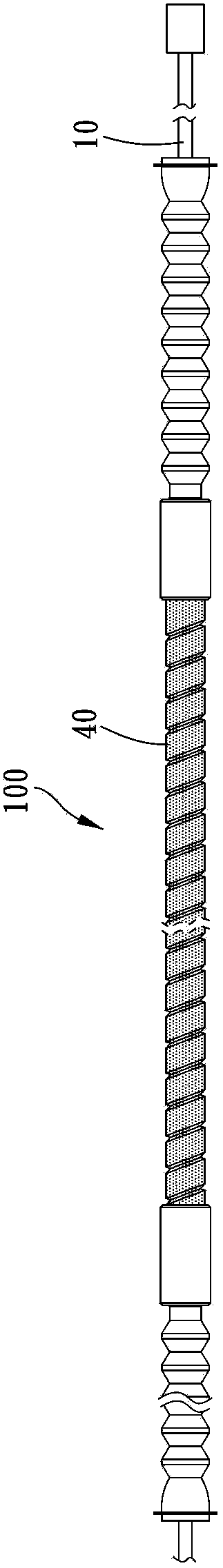 Wire for vehicle and method for preparing outer sleeve body of wire for vehicle