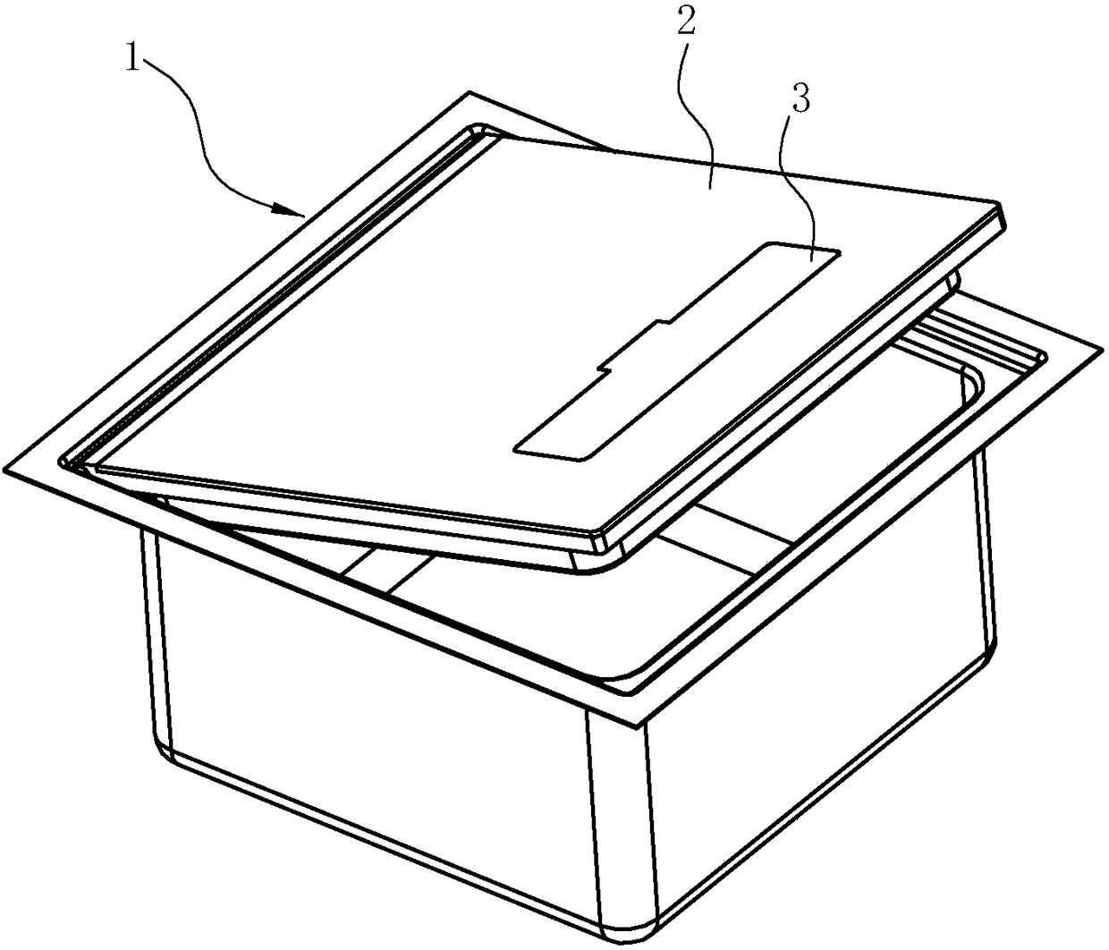 Sink-type cleaning machine