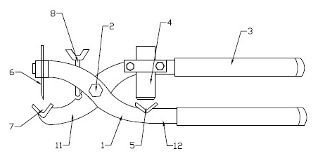 Stripping tool for overhead wire insulating layer