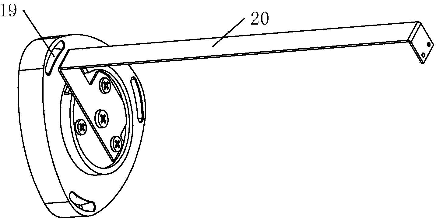 Inserted electric connection structure and charging power supply assembly