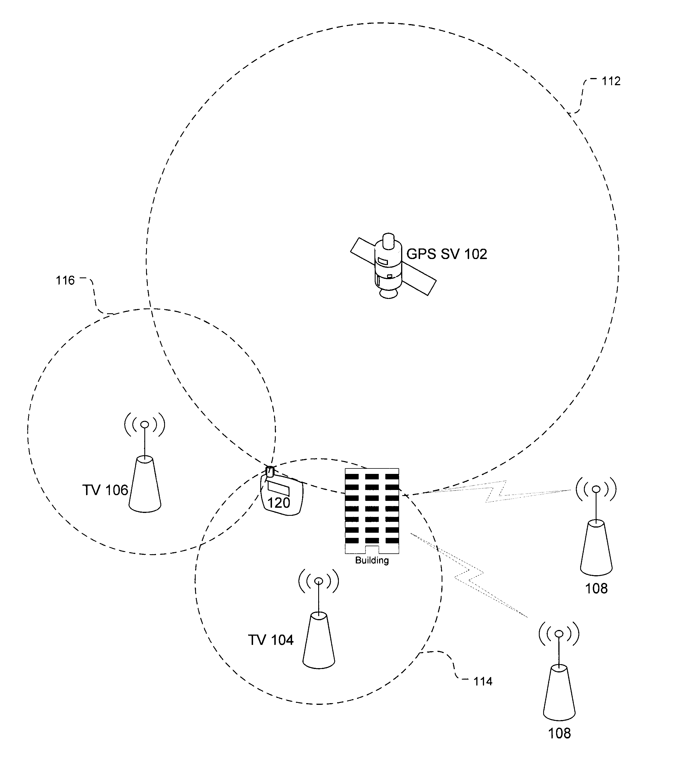 Method and apparatus for determining location using a hybrid solution