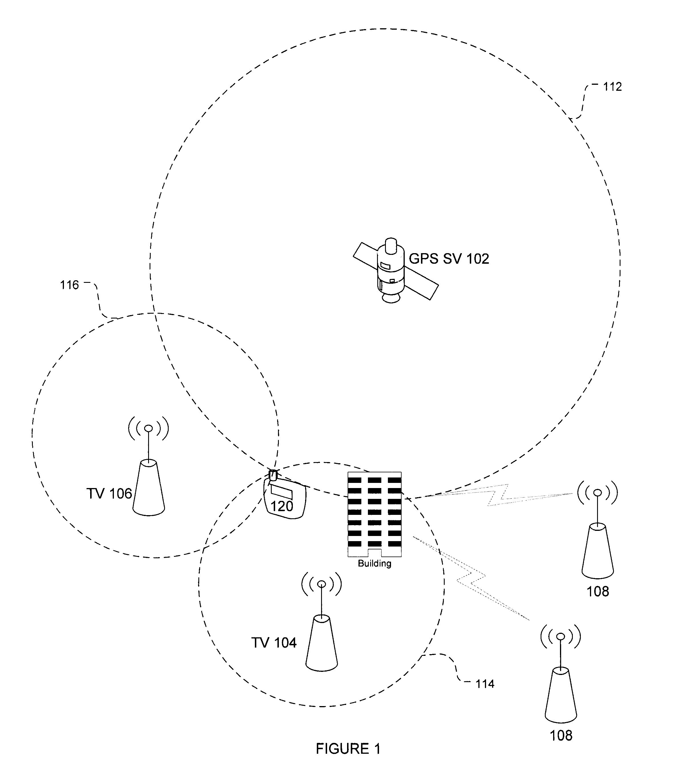 Method and apparatus for determining location using a hybrid solution