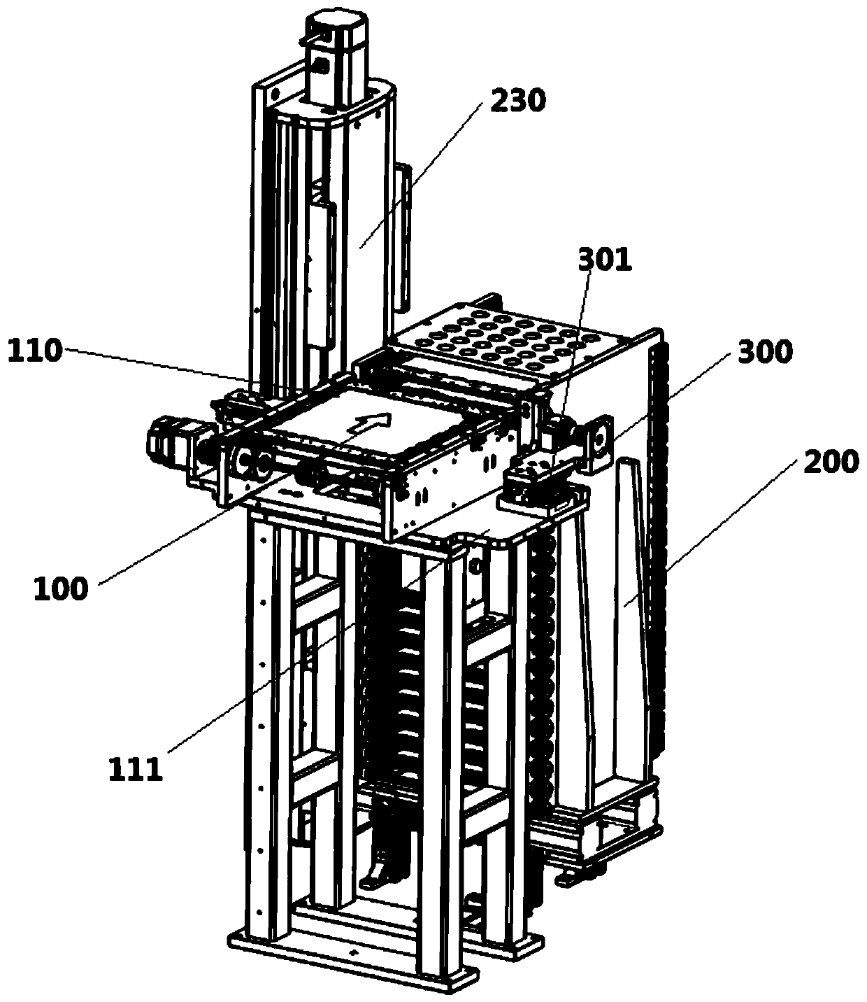 Circuit board caching device driven by magnetic wheels