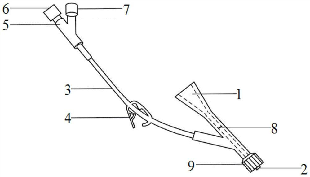 Multifunctional puncture guide wire leading-in device