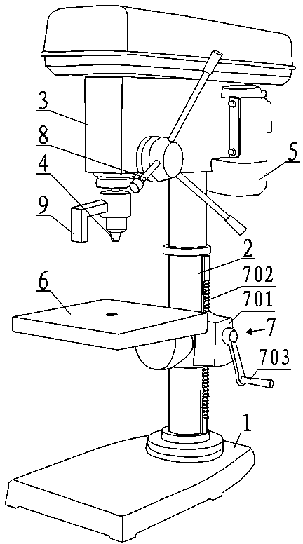 Synchronous pulley drilling machine used for manufacturing synchronous pulleys