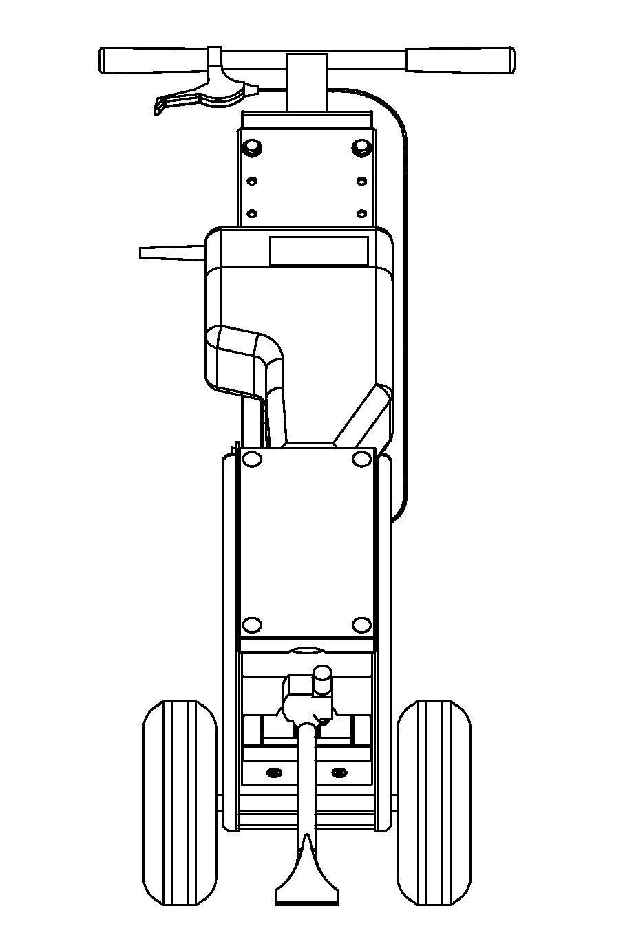 Jackhammer trolley