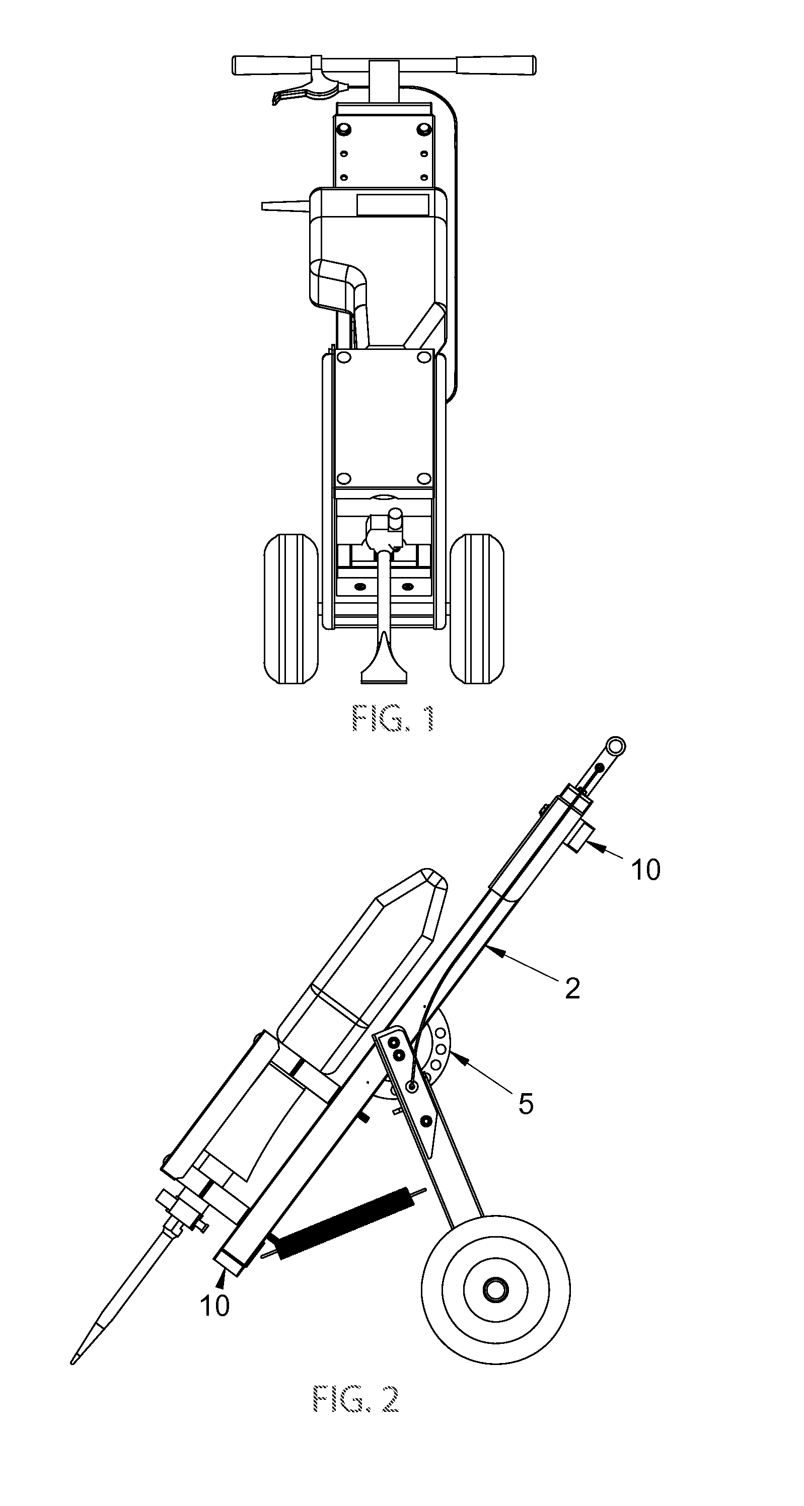 Jackhammer trolley