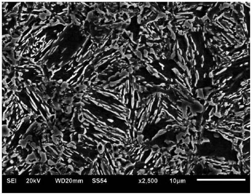 A heat treatment method for improving the morphology of residual austenite and improving the mechanical properties of trip steel