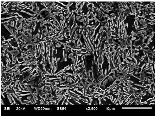 A heat treatment method for improving the morphology of residual austenite and improving the mechanical properties of trip steel