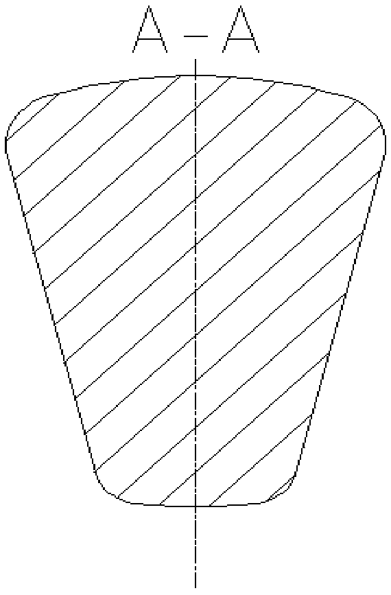 Machining process method of large forge piece lifting hook