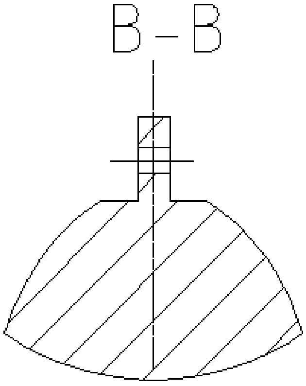 Machining process method of large forge piece lifting hook