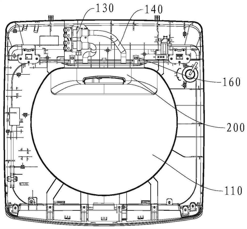 Water inlet box assembly and washing machine