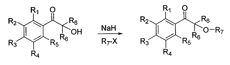 Photoinitiator for ultraviolet light radiation solidification, aromatic ketone compound and method of manufacturing the same