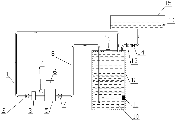 Online oil filtering device with intelligent frequency conversion function for main transformer load switch and method