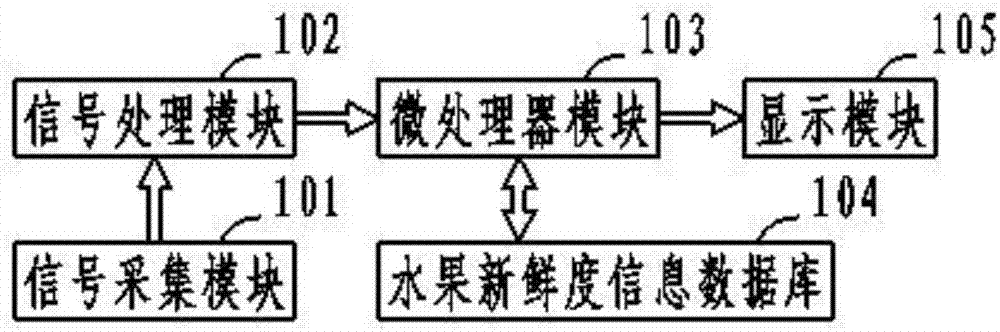 Detection analysis system of fruit freshness and method thereof