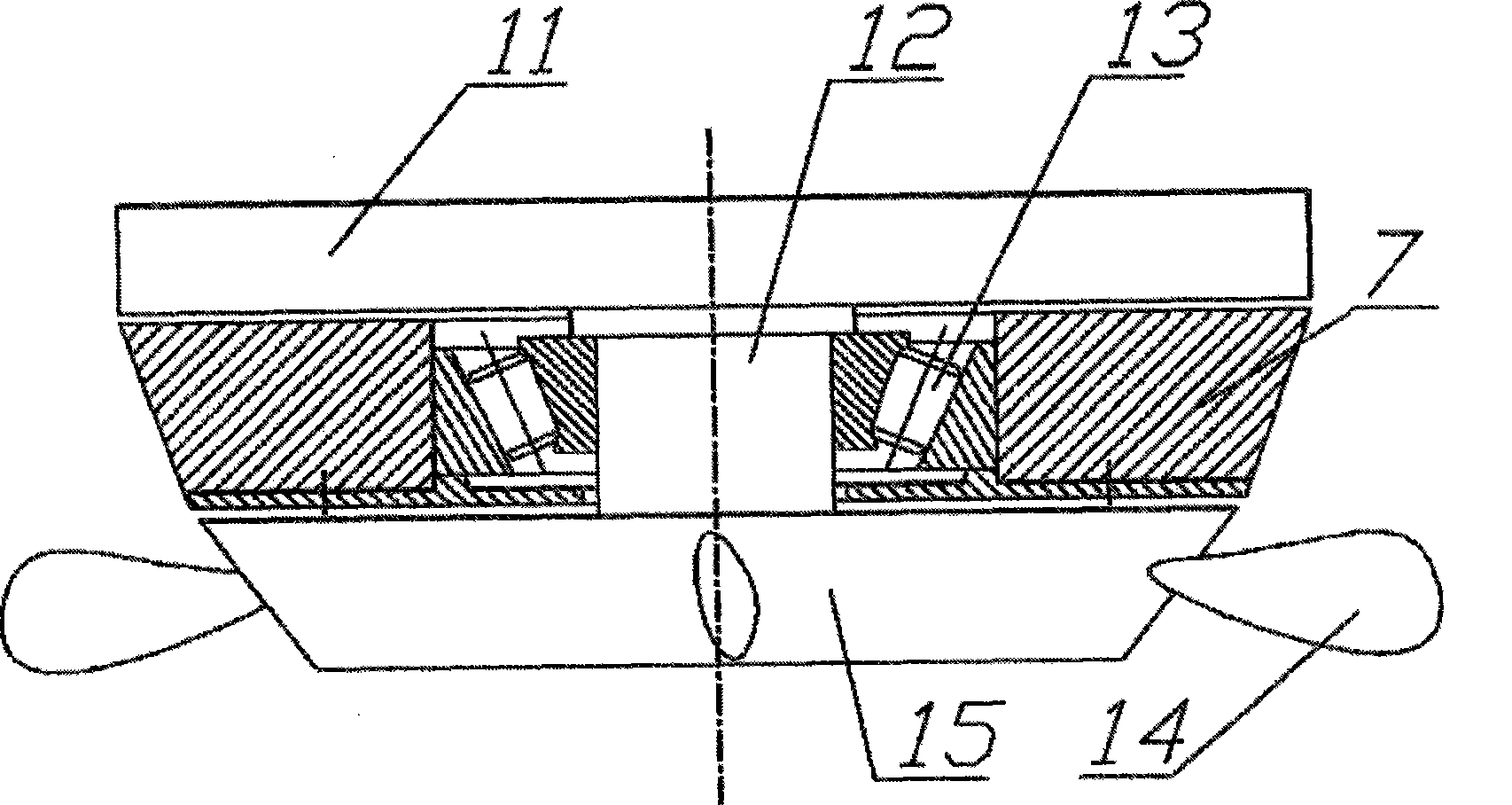 Quadric injection metal atomization device of rotary-forming film