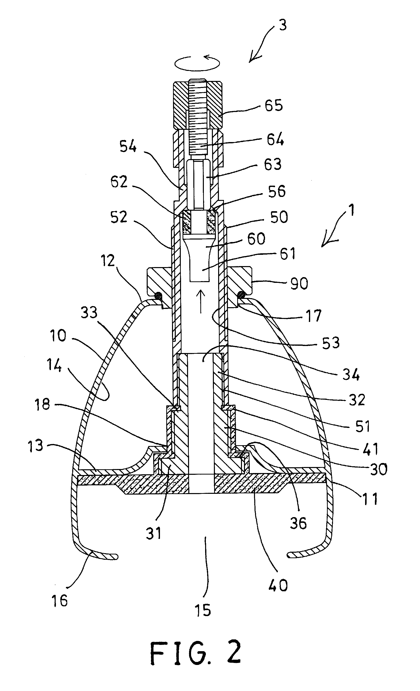 Valve device for tubeless tire