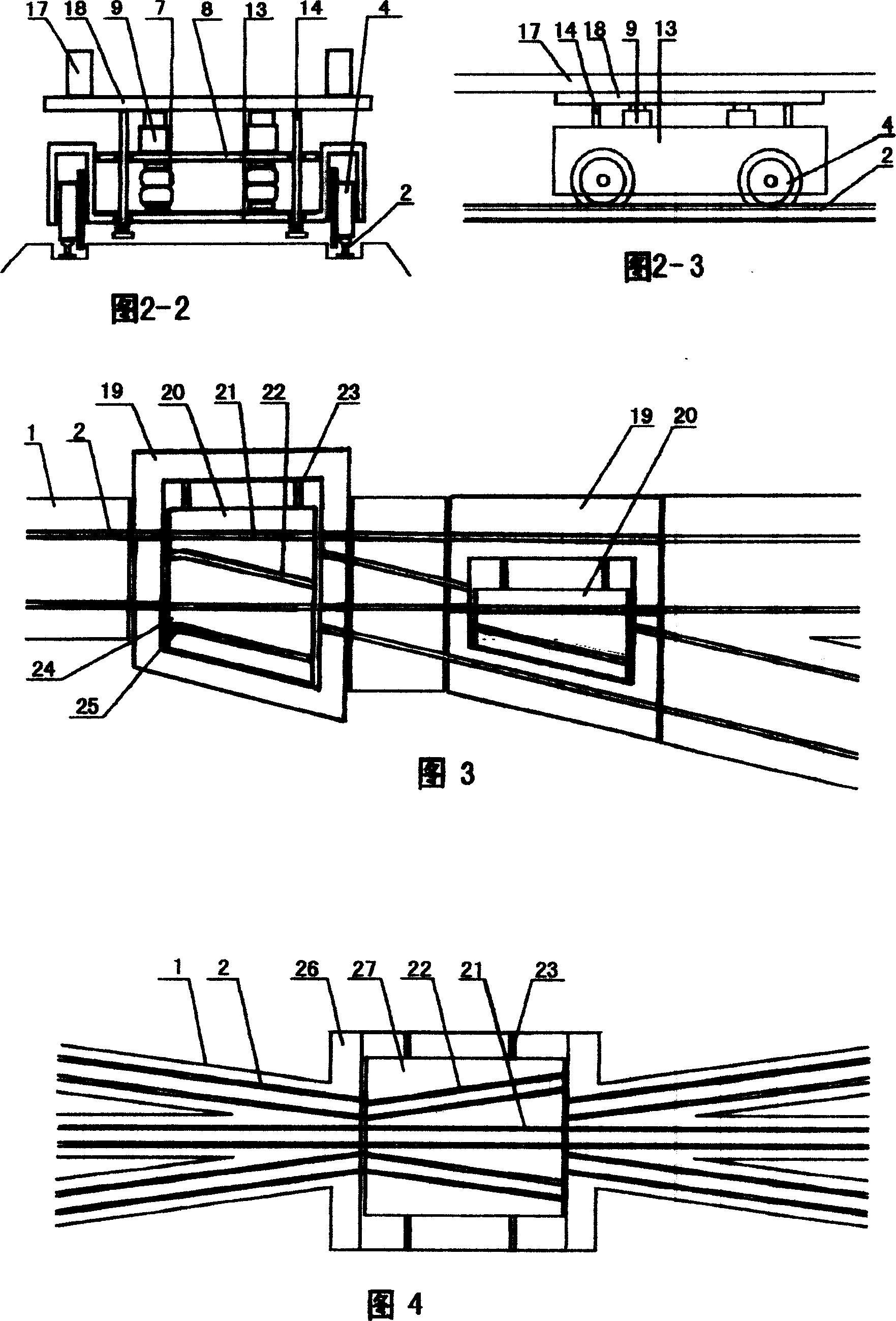 Rubber wheel driven high speed train and line