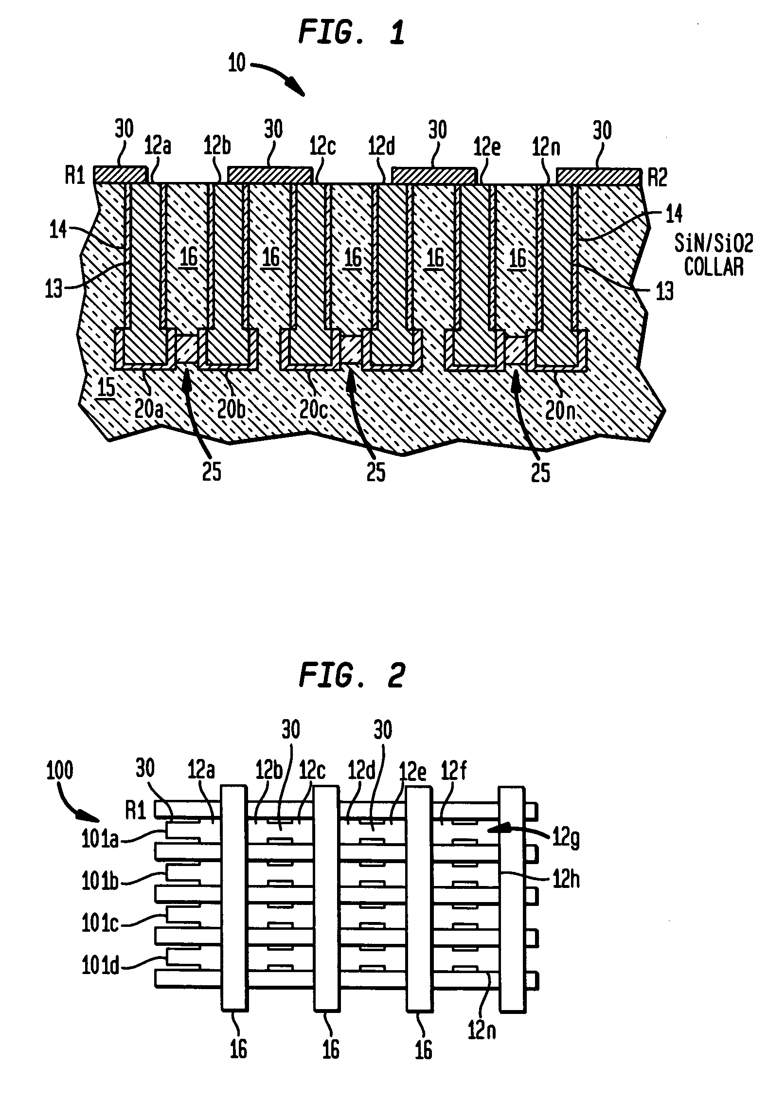 Trench type buried on-chip precision programmable resistor