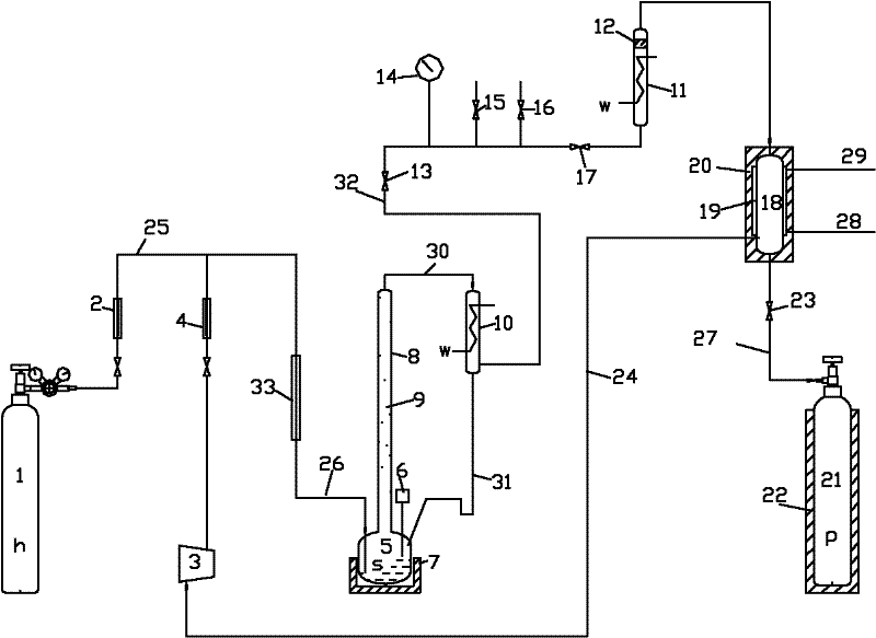 Hydrogen selenide preparation device and method