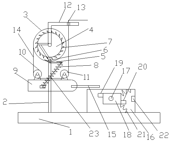 Braiding machine disconnection protection device