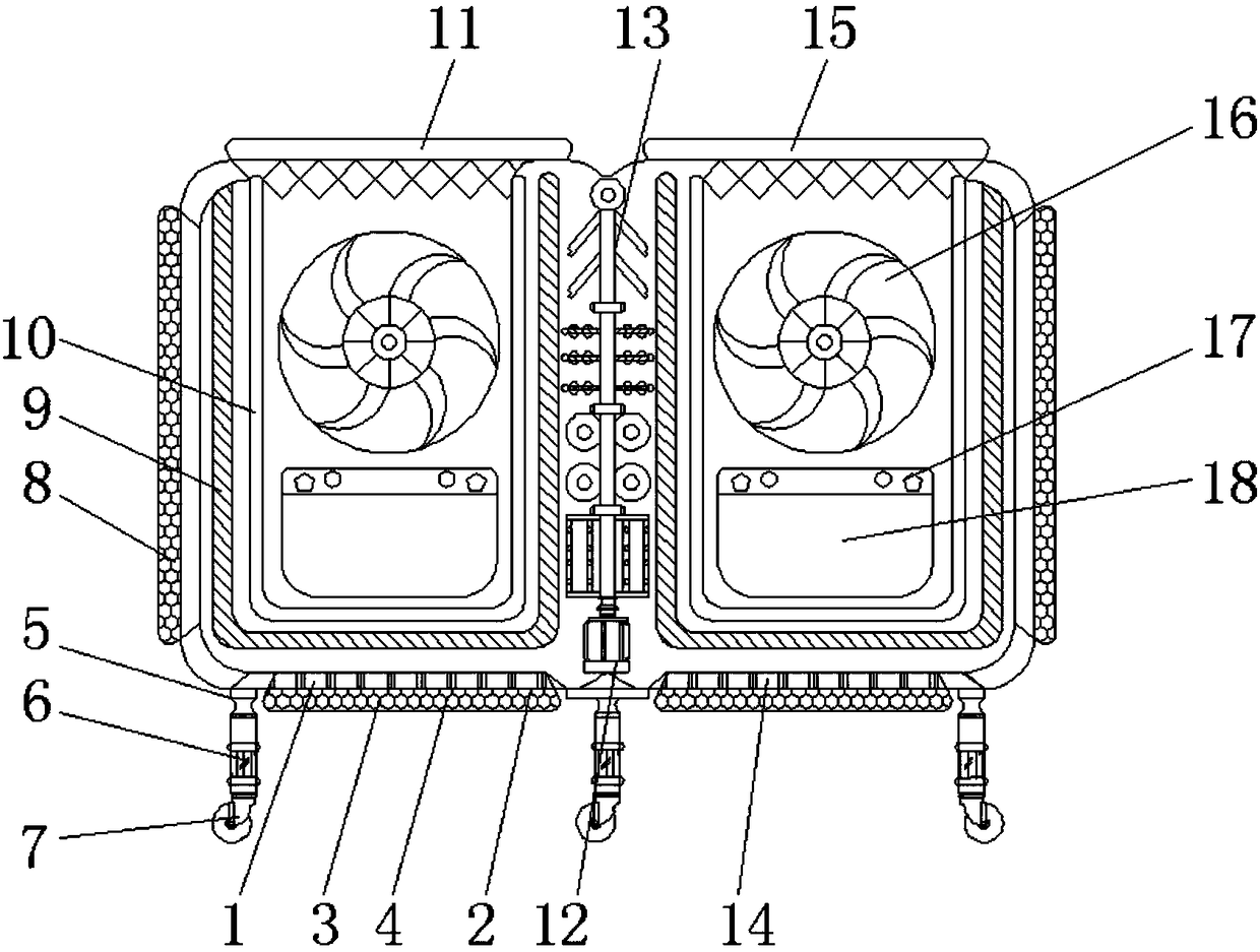 High-efficiency air purification method for indoor enclosed space